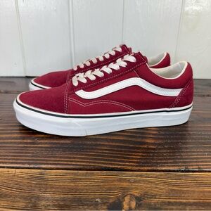 Vans Old Skool Sneakers – Brick Red – Women’s 9.5 / Men’s 8
